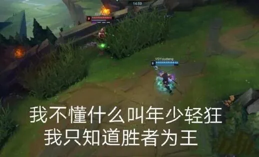 我不懂什么叫年少轻狂，我只知道胜者为王