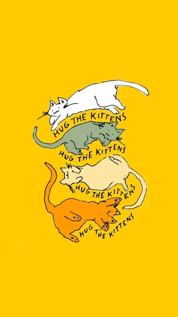 猫咪插画壁纸（猫咪插画壁纸）