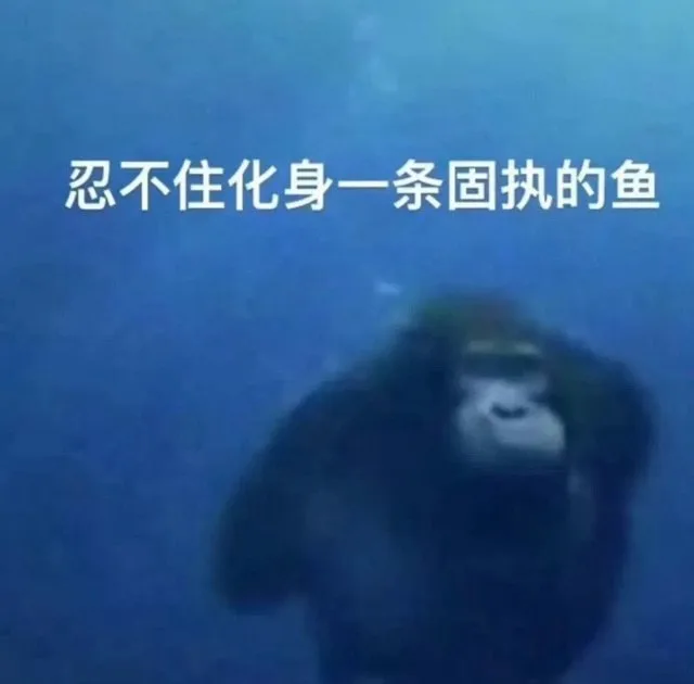 忍不住化身一条固执的鱼（忍不住化身一条固执的鱼）