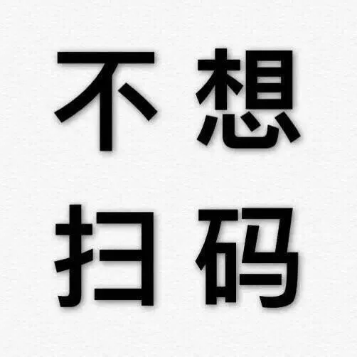 不想扫码