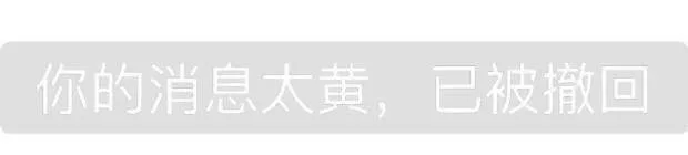 你的消息太黄，已被撤回（你的消息太黄，已被撤回）