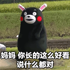 母亲节快乐！母亲节可爱动图_妈妈_母亲节_熊本熊_动图表情包