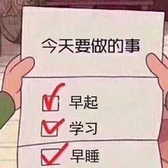 今天要做的事