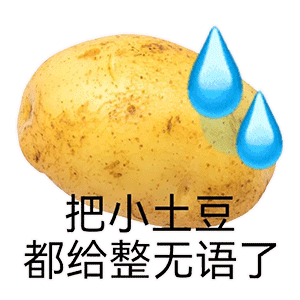 把小土豆都给整无语了