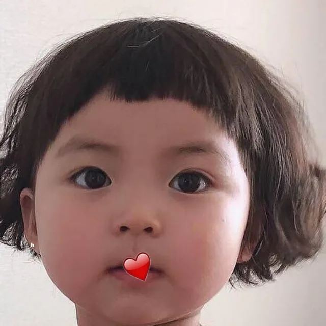 罗熙爱心微笑头像