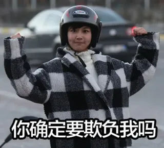 你确定要欺负我吗