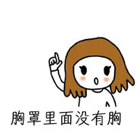 胸罩里没有胸