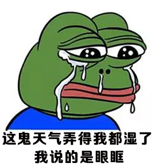这鬼天气弄得我都湿了，我说的是眼眶（这鬼天气弄得我都湿了，我说的是眼眶）