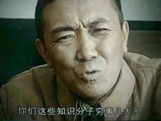 你们这些知识分子穷事儿太多