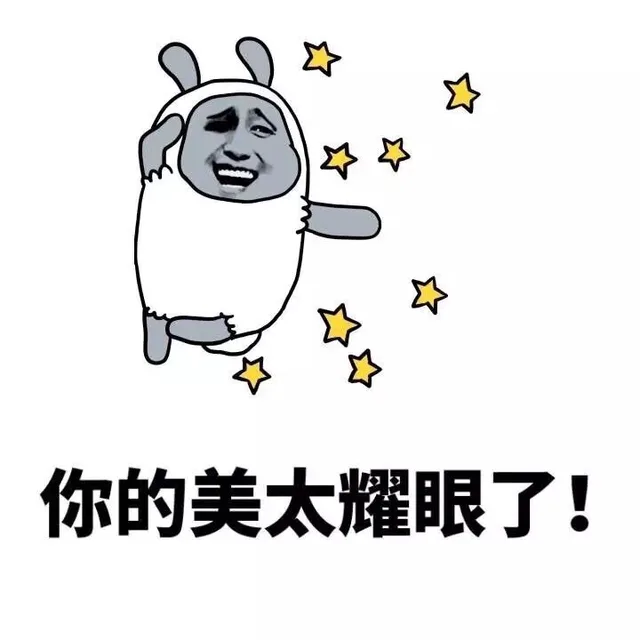 你的美太耀眼了