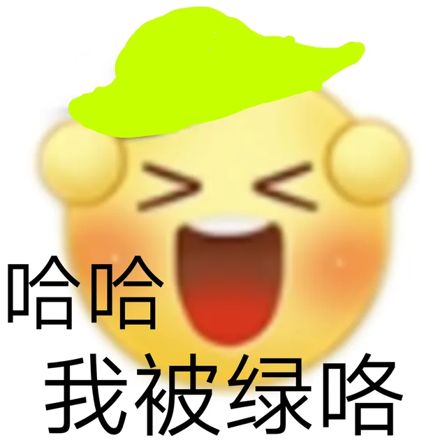 哈哈我被绿咯
