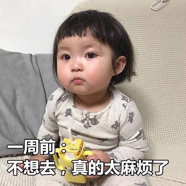 周前不想去,真的太麻烦了