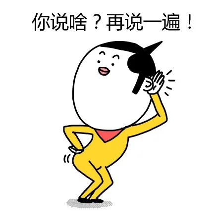 你说啥？再说一遍！（你说啥？再说一遍！）