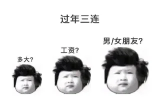 过年三连男/女朋友?工资?多大?