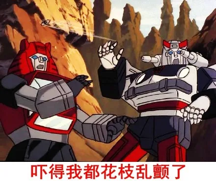 吓得我都 花枝乱颤了
