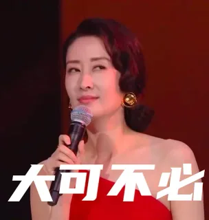 大可不必（刘敏涛表情包）