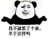 我不就装了个逼至于这样吗？（我不就装了个逼至于这样吗？）