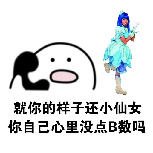 就你的样子还小仙女，你自己心里没点 B 数吗（就你的样子还小仙女，你自己心里没点 B 数吗）