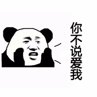 你不说爱我