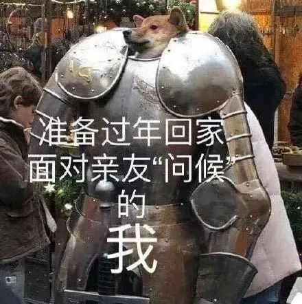 准备过年回家面对亲友“问候我（准备过年回家面对亲友“问候我）