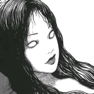 黑白色系简约女头