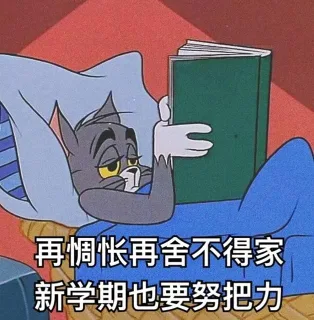 再惆怅再舍不得家新学期也要努把力