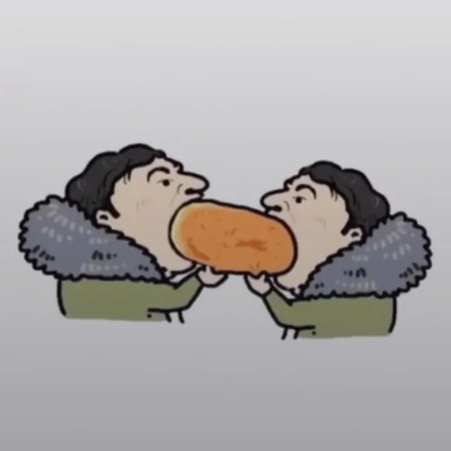 两个王思聪吃热狗