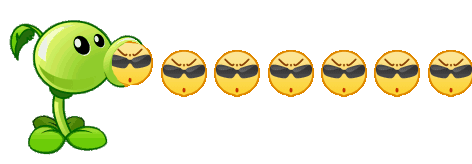 豌豆射手发射墨镜酷酷 emoji（豌豆射手发射墨镜酷酷 emoji）