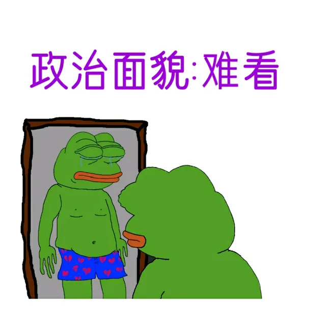 政治面貌：难看（sadfrog）
