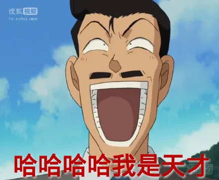 哈哈哈哈，我是天才