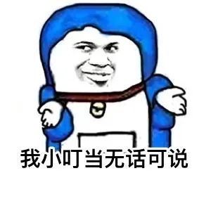我小叮当无话可说