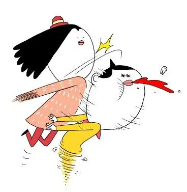 看妹子如何欺负男朋友_撕逼