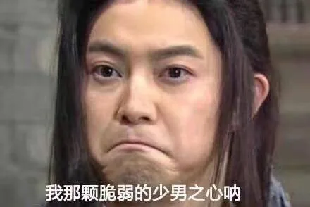 我那颗脆弱的少男之心呐