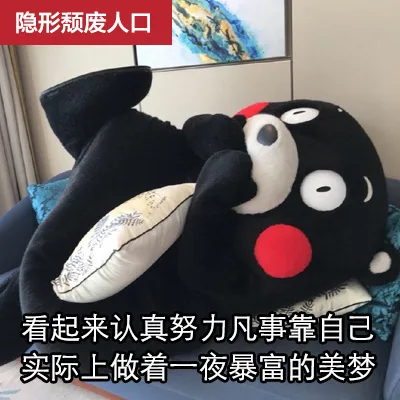 隐形颓废人口)看起来认真努力凡事靠自己实际上做着一夜暴富的美梦（隐形颓废人口)看起来认真努力凡事靠自己实际上做着一夜暴富的美梦）