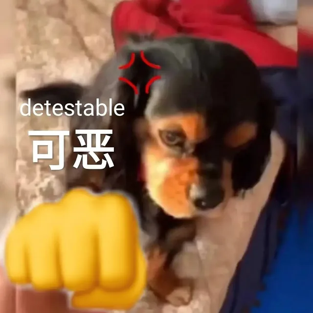 detestable 可恶