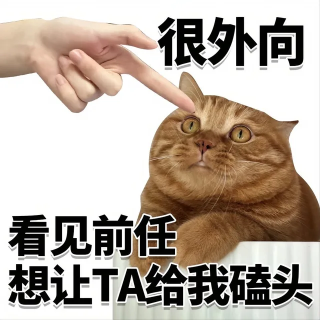 很外向看见前任想让TA给我磕头