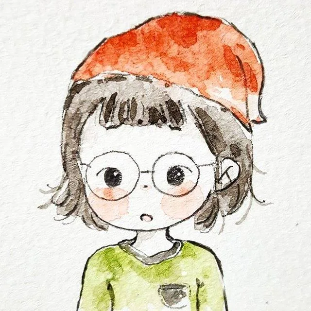 水彩女生头像（水彩女生头像）