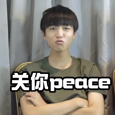 管你 peace，关你屁事（管你 peace，关你屁事）