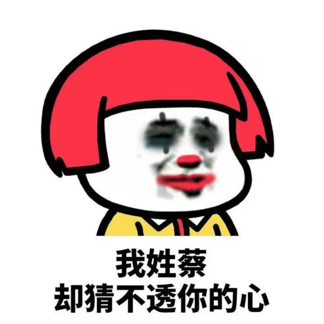 我姓蔡却猜不透你的心