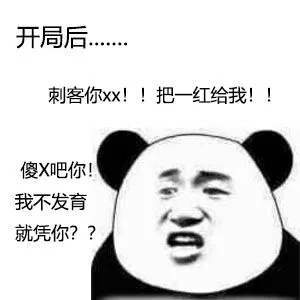 开局后.刺客你xx!!把一红给我!!傻X吧你!我不发育就凭你??