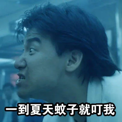 张学友：别再叮我了，求你了_张学友_蚊子_夏天表情包