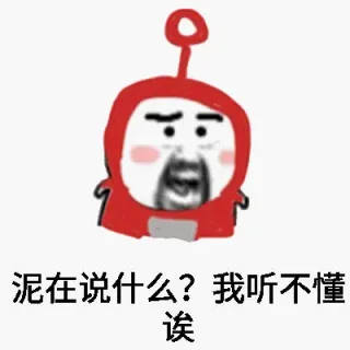 泥在说什么？我听不懂诶