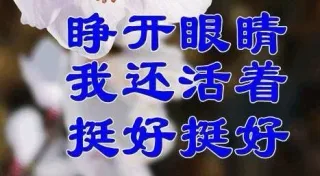 睁开眼睛我还活着挺好挺好