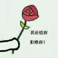 花还给你拒绝你!