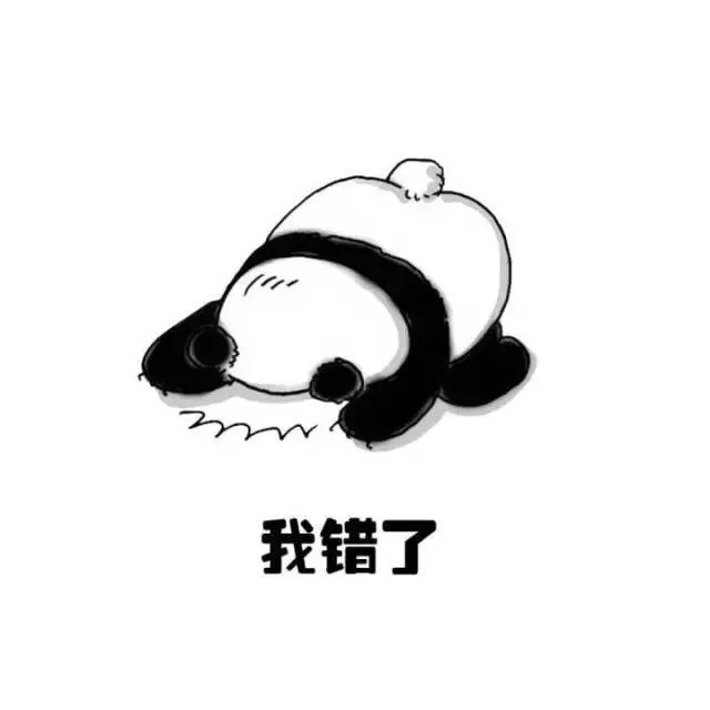 我错了