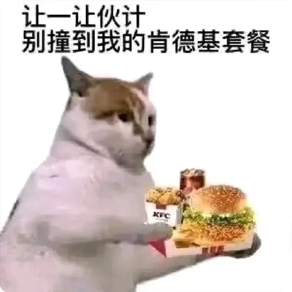 让一让伙计别撞到我的肯德基套餐KFC（让一让伙计别撞到我的肯德基套餐KFC）