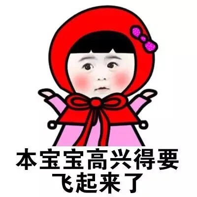 本宝宝高兴得要飞起来了（本宝宝高兴得要飞起来了）