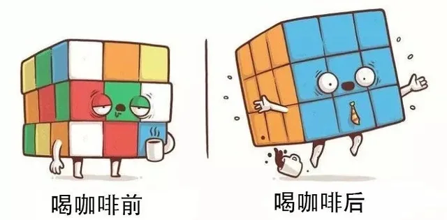 喝咖啡前喝咖啡后