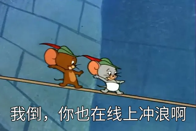 我倒,你也在线上冲浪啊（我倒,你也在线上冲浪啊）