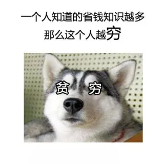 一个人知道的省钱知识越多，那么这个人越穷贫穷